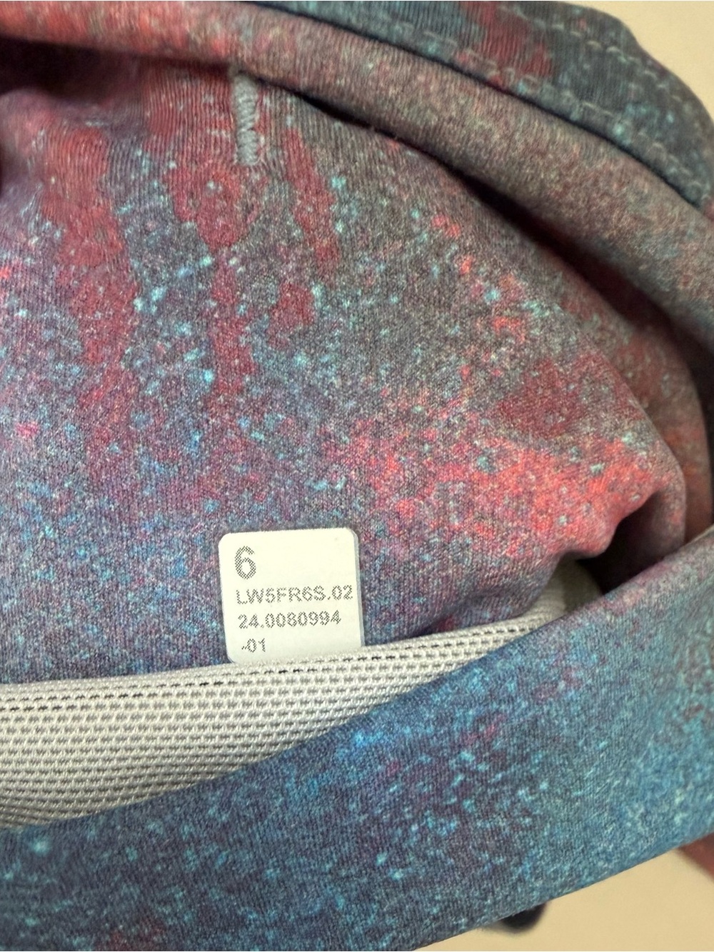 Lululemon Fast and Free High-Rise Tight 25” hazy afterglow multi - Picture 6 of 6